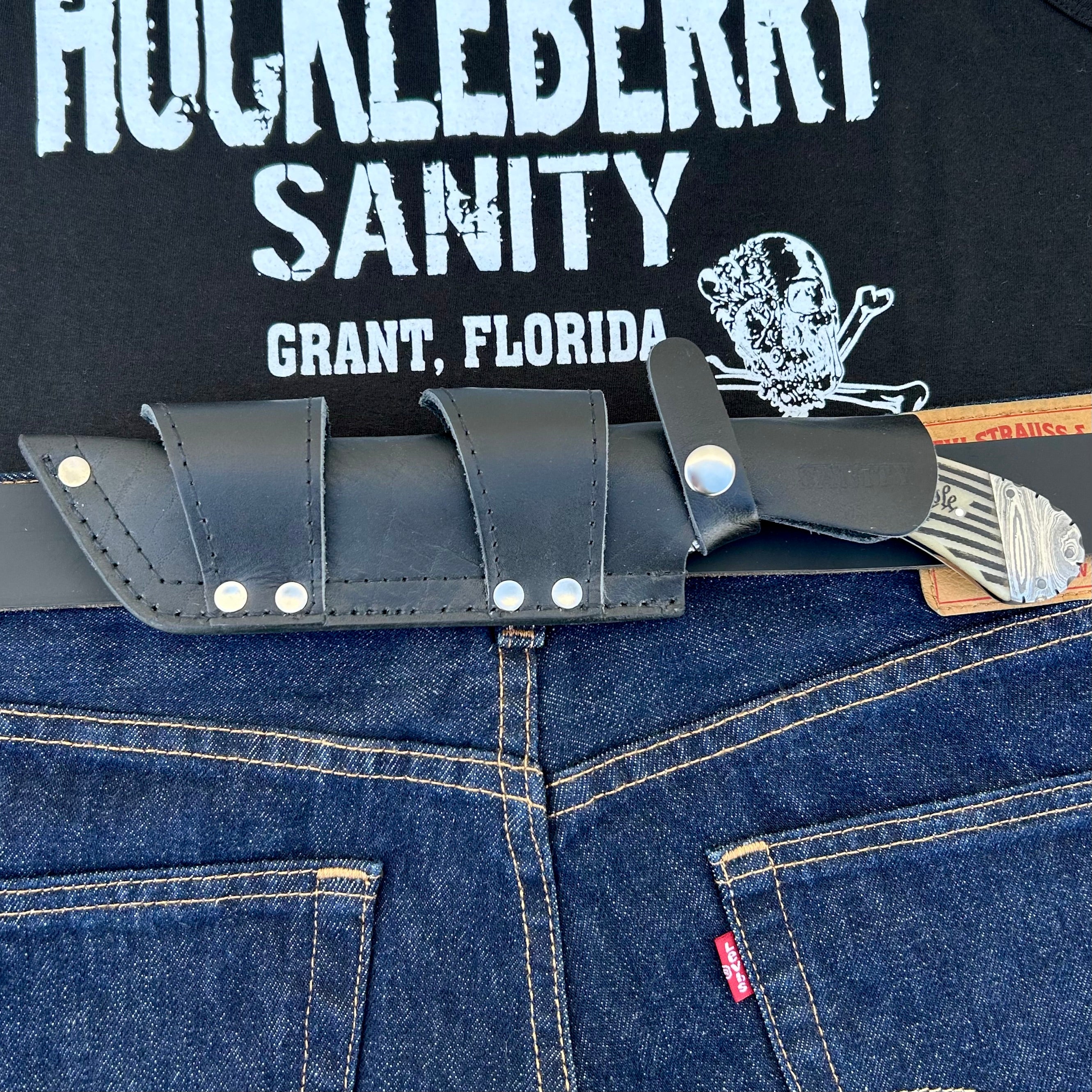 11” Doc Holiday - Bone - Damascus - Horizontal & Vertical Carry - DOC2 - Image 5