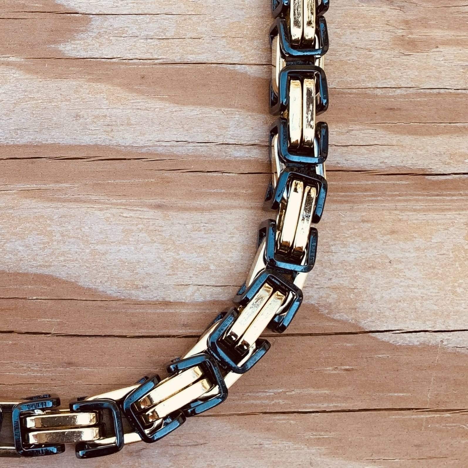 Daytona - Gold & Black - Heritage - 1/2 inch wide CLEARANCE - Image 3