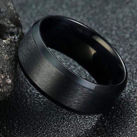 Sanity’s Band Ring Collection - Cobalt Blue Steel Ring - R57 - Image 3