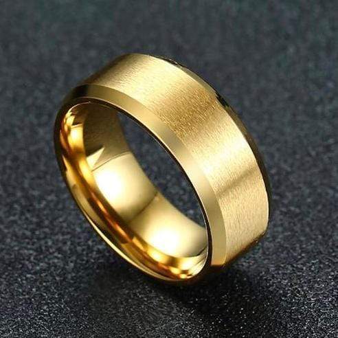 Sanity’s Band Ring Collection - Rose Gold Steel Ring - R59 - Image 4